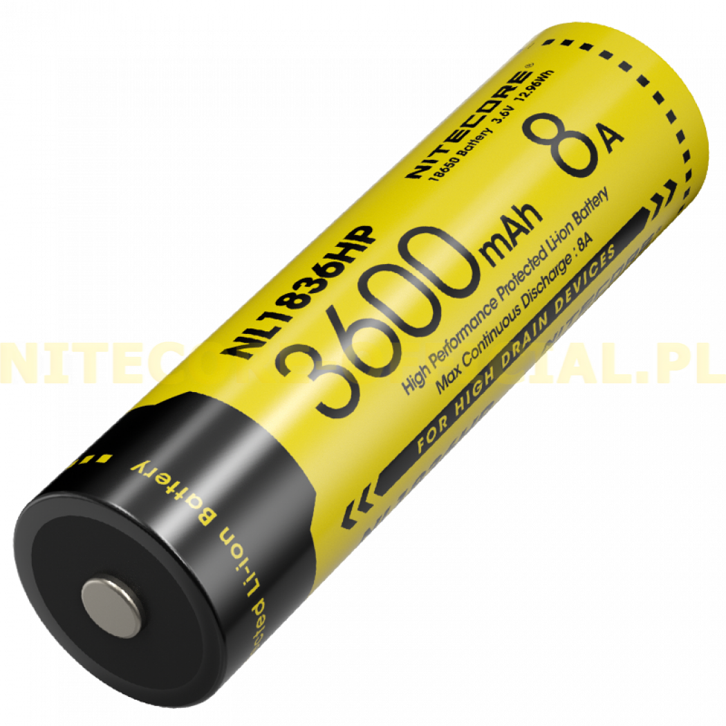 Nitecore NL1836 batteria ricaricabile agli ioni di litio 18650