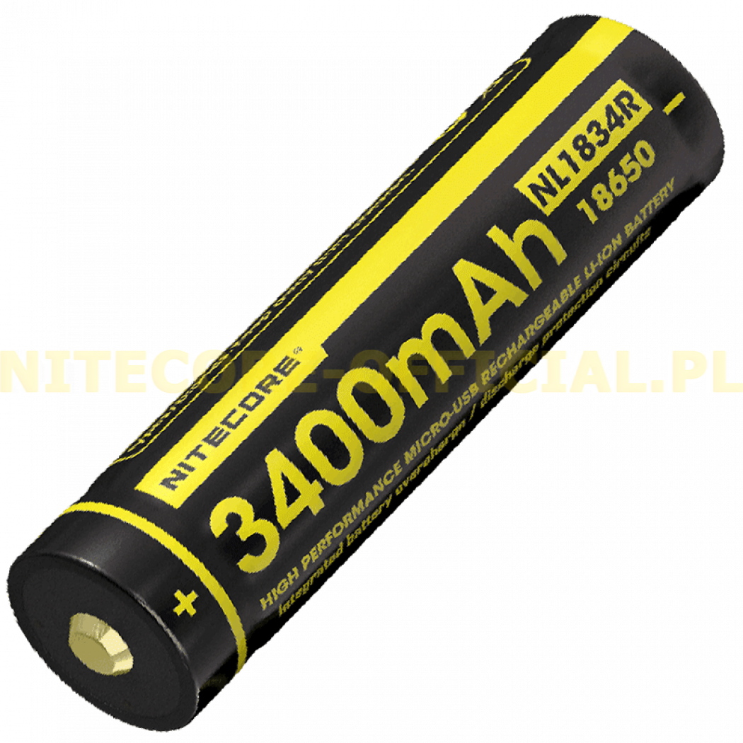 Аккумулятор 18650 (3400mAh) Nitecore NL1834R - Nitecore Польша